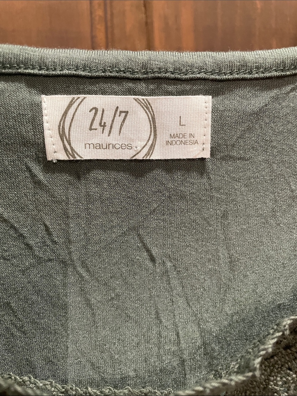 Maurices Lace-Trim Camisole in Sage Green - Picture 2 of 4